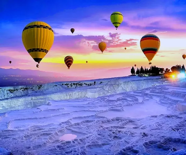 Памуккале — Полёт на воздушном шаре из Кемера